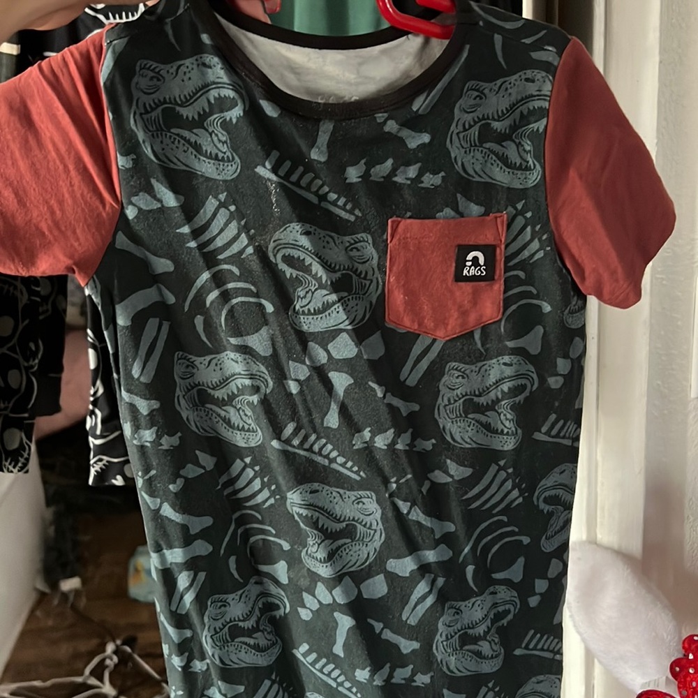 Rags to Raches Dino rag. 2T